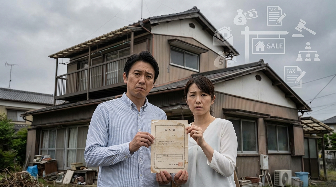 相続した実家の売却に悩む相続人