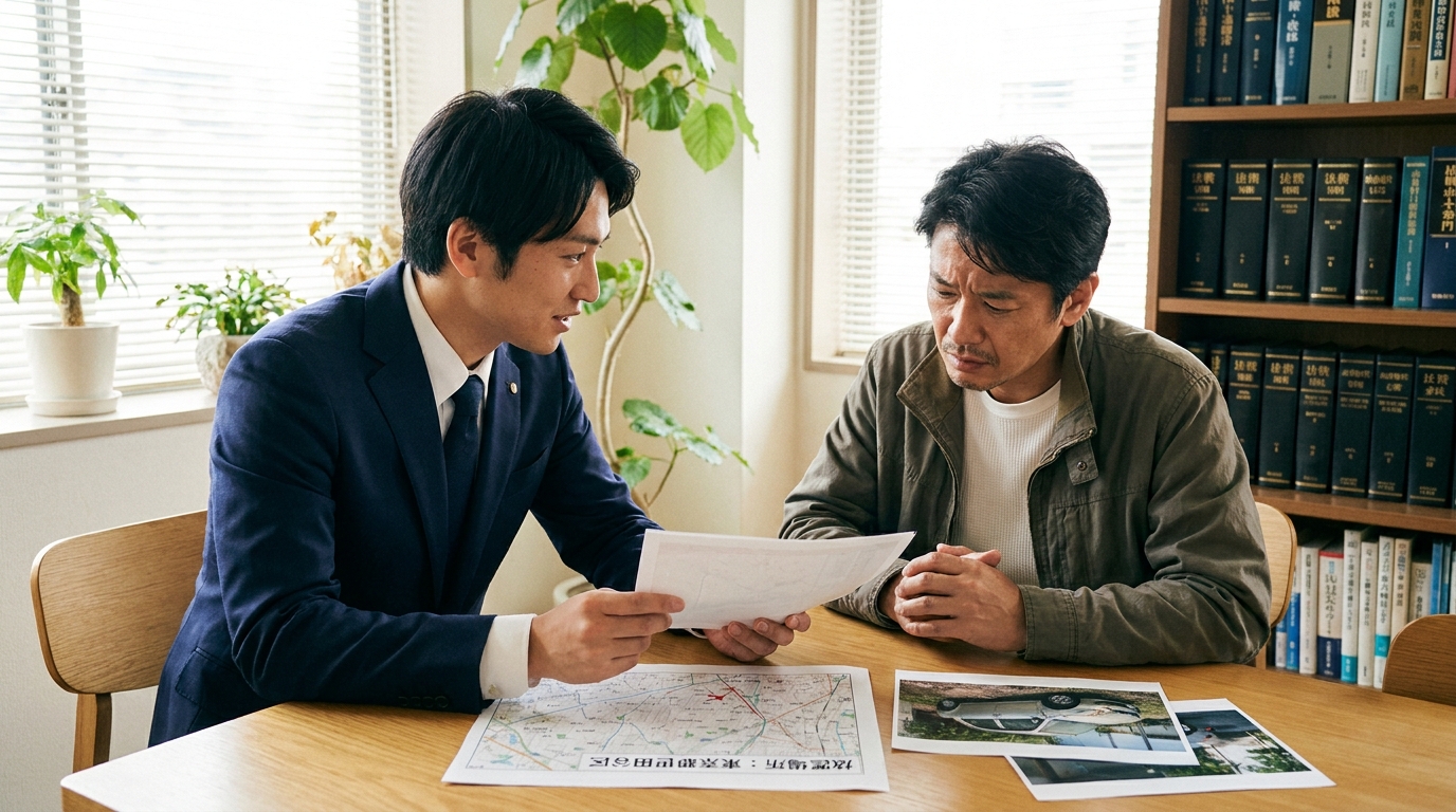 放置車両問題について司法書士に相談する土地の所有者